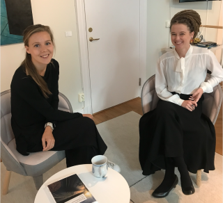 Sara Holmgren och Amanda Lind